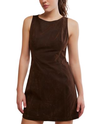Free People Женский Atlas Crewneck Mini Dress