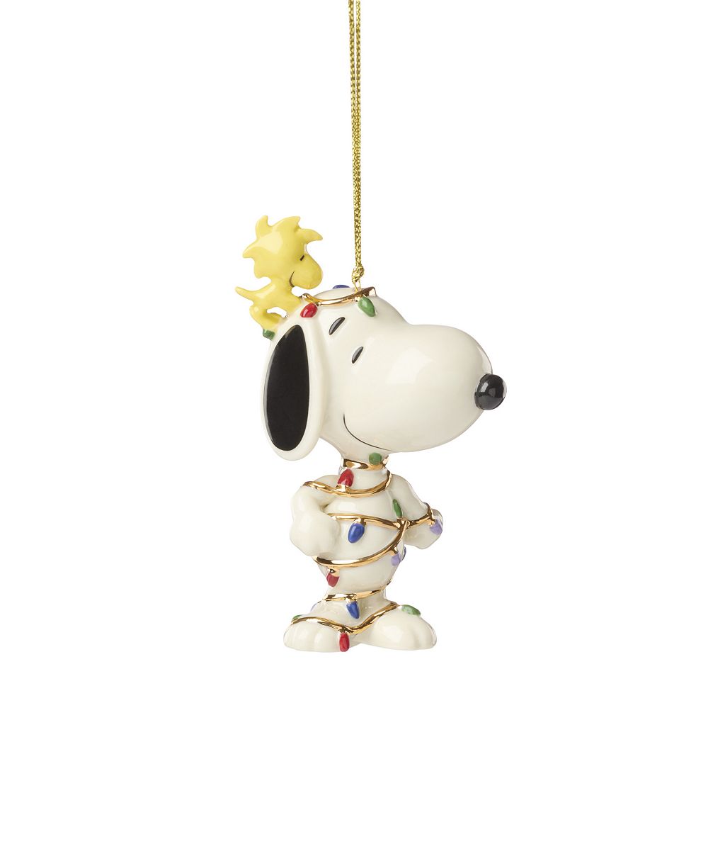 Украшение Lenox Snoopy Tangled in Lights