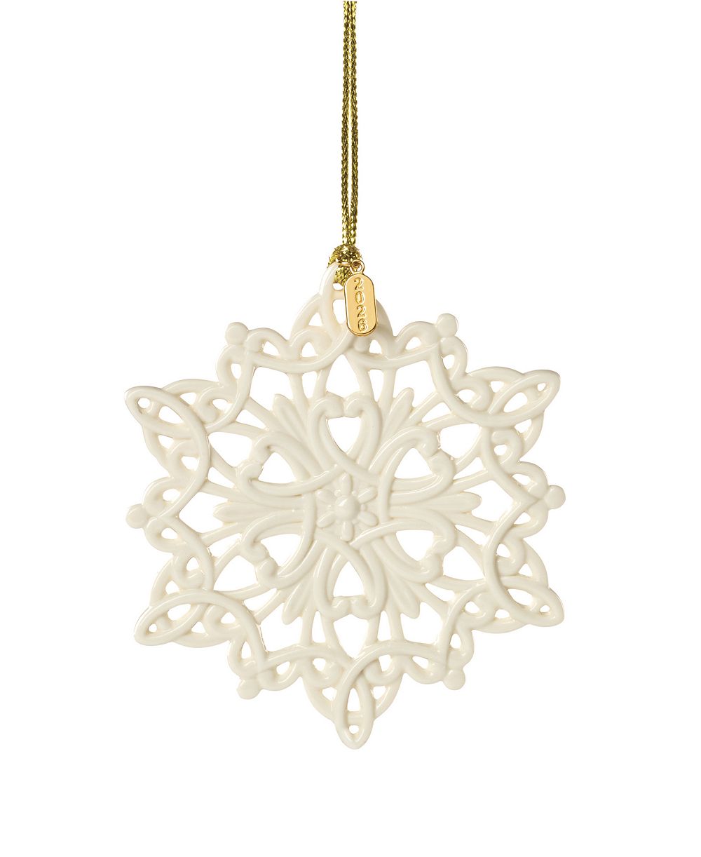 Украшение Lenox 2026 Snow Fantasies Snowflake Ornament