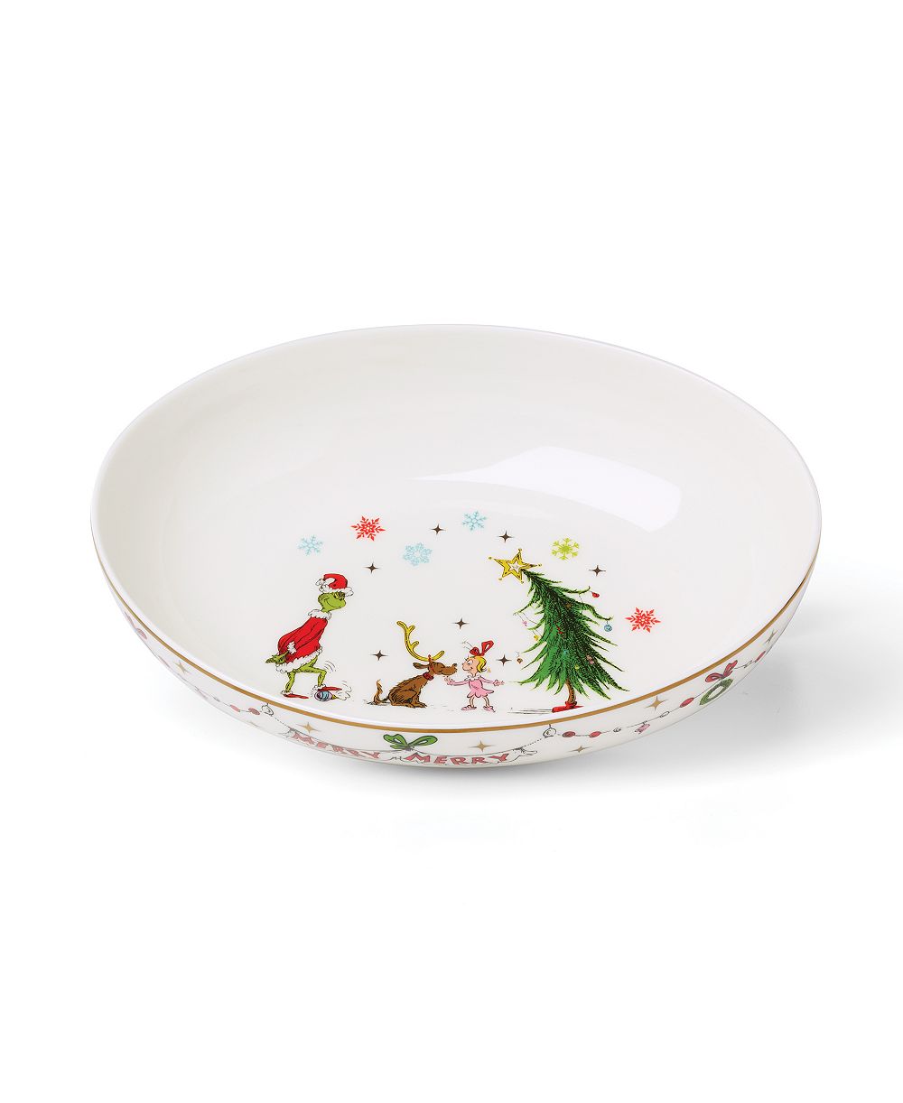 Десертная чаша Lenox Merry Grinchmas Oval
