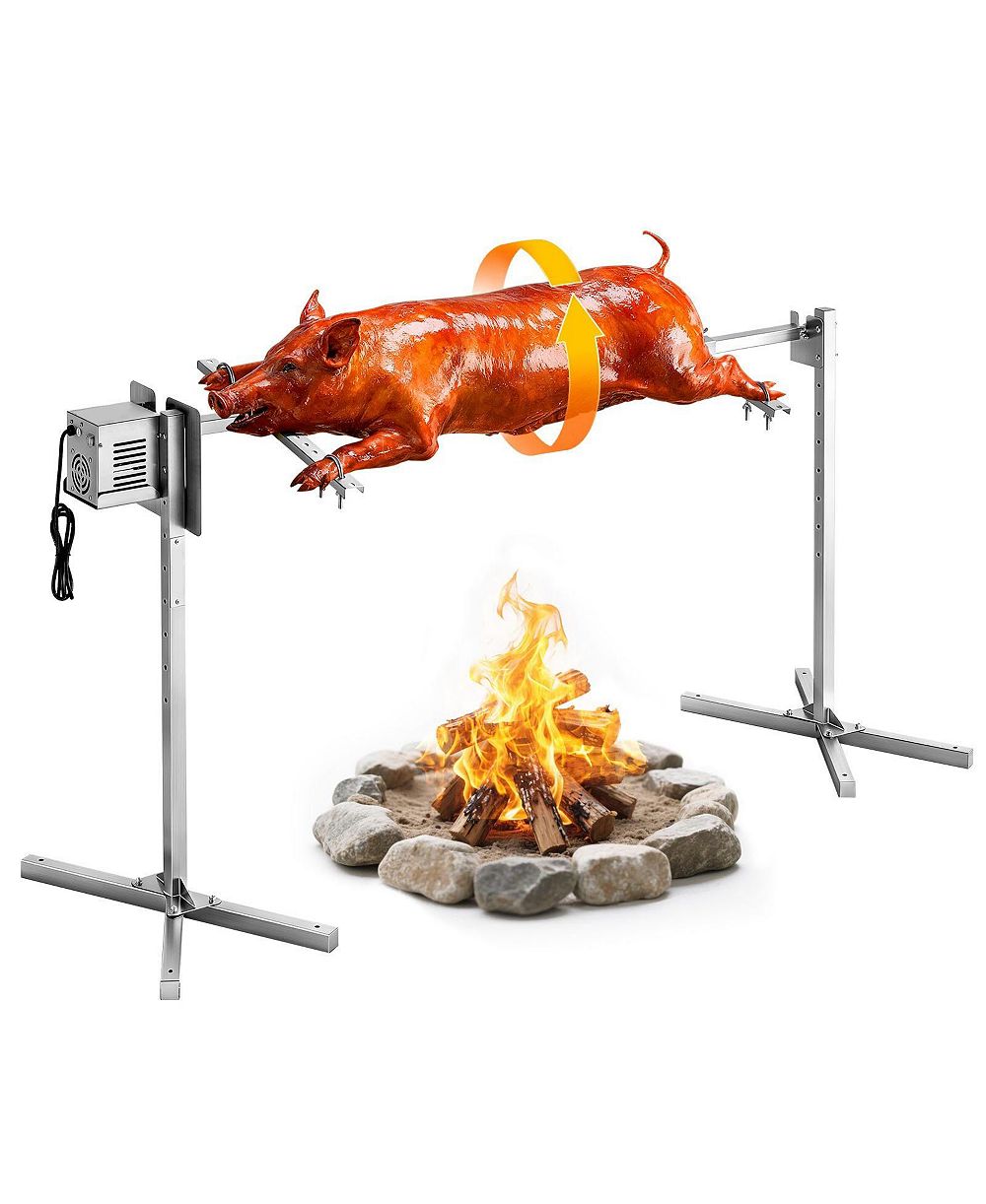 Электрический гриль COZITO Electric Rotisserie Grill Kit AC120V с 8 уровнями высоты и мощностью 132 lb