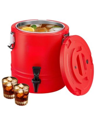 COZITO Insulated Beverage Dispenser, 3 Gal 11.4L Hot and Cold Drink Server with Spigot