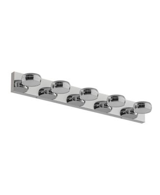BUSDAYS 5 Light LED Bathroom Vanity Light 35 Inch 18 Watt Modern Wall Light Bar Fixture Over Mirror