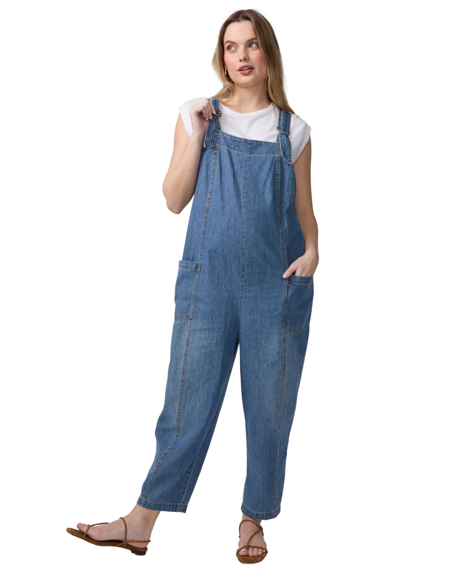 Ingrid + Isabel Women's Ingrid + Isabel Soft Denim Overall Jumpsuits