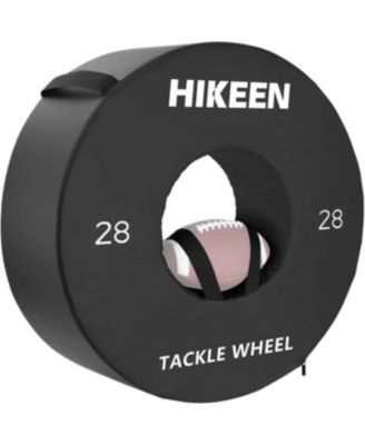 Hikeen Football Tackle Wheel Dummy Denser Softer Foam Tackling Dummies for Football Youth - Tackling Wheel with Straps (1Piece)