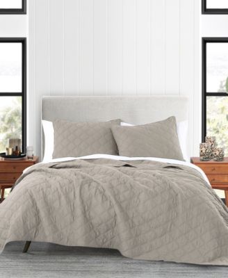 Anne Klein Diamond Cotton комплект из 2 стеганых покрывал, Twin