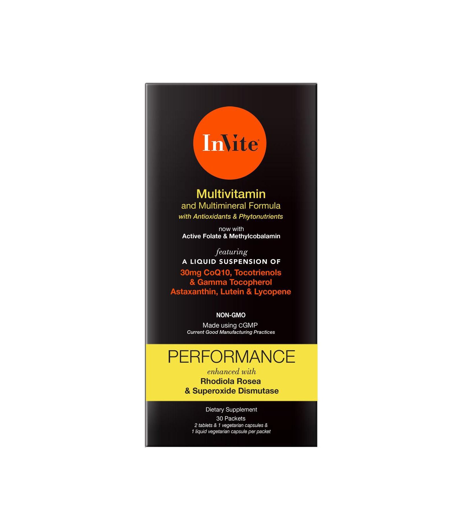 Мультивитамины InviteHealth Performance 30 Day VitaPak
