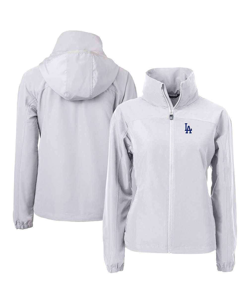 Женская куртка Cutter & Buck Gray Los Angeles Dodgers Charter Eco Full-Zip