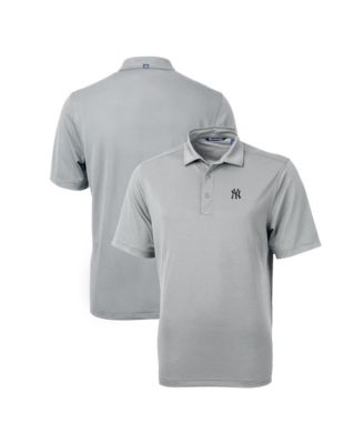 Мужская рубашка-поло Cutter & Buck New York Yankees Virtue Eco Pique Gray