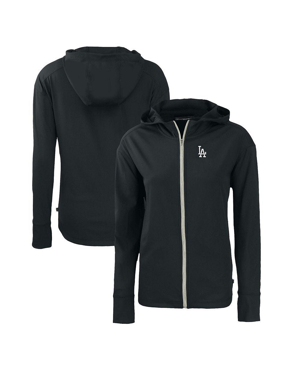 Женская толстовка Cutter & Buck Black Los Angeles Dodgers Daybreak Eco Full-Zip