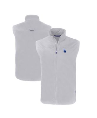 Cutter & Buck Мужская жилетка Charter Eco Full-Zip Gray Los Angeles Dodgers
