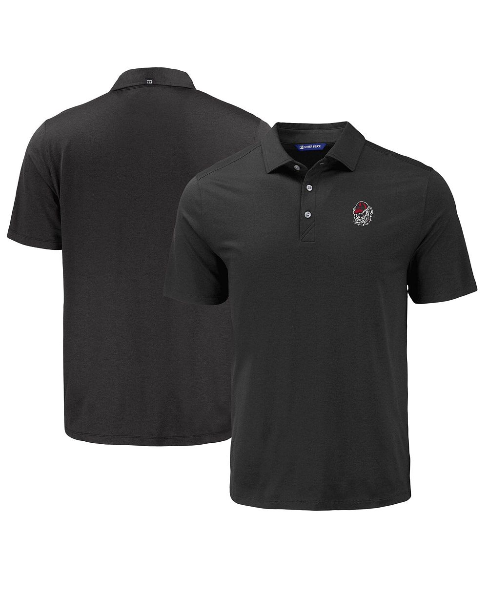 Мужское поло Cutter & Buck Black Georgia Bulldogs Coastline Epic Comfort Eco