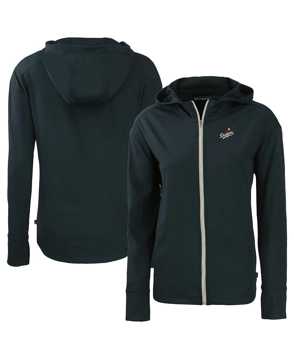 Cutter & Buck Women's Navy Los Angeles Dodgers Daybreak Eco Full-Zip Hoodie Jacket