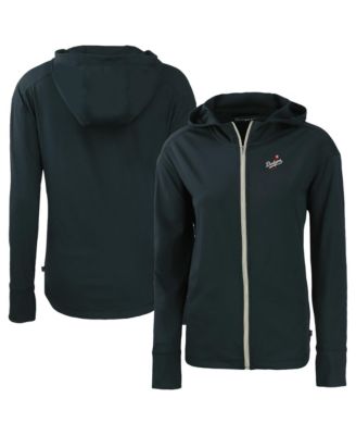 Женская толстовка Cutter & Buck Navy Los Angeles Dodgers Daybreak Eco Full-Zip Hoodie Jacket