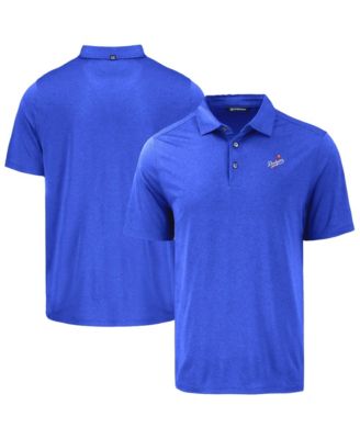 Мужская рубашка Cutter & Buck Blue Los Angeles Dodgers Coastline Epic Comfort Eco Polo