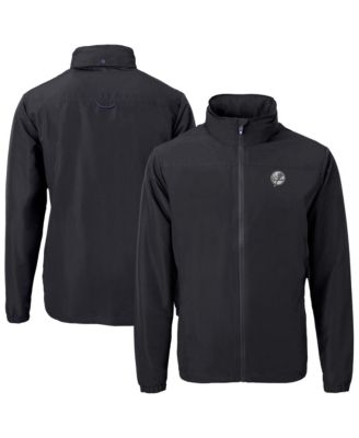 Мужское худи Cutter & Buck Black New York Yankees Charter Eco Full-Zip Hoodie Jacket