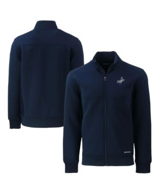 Cutter & Buck Men's Navy Los Angeles Dodgers Big & Tall Roam Eco Full-Zip Jacket