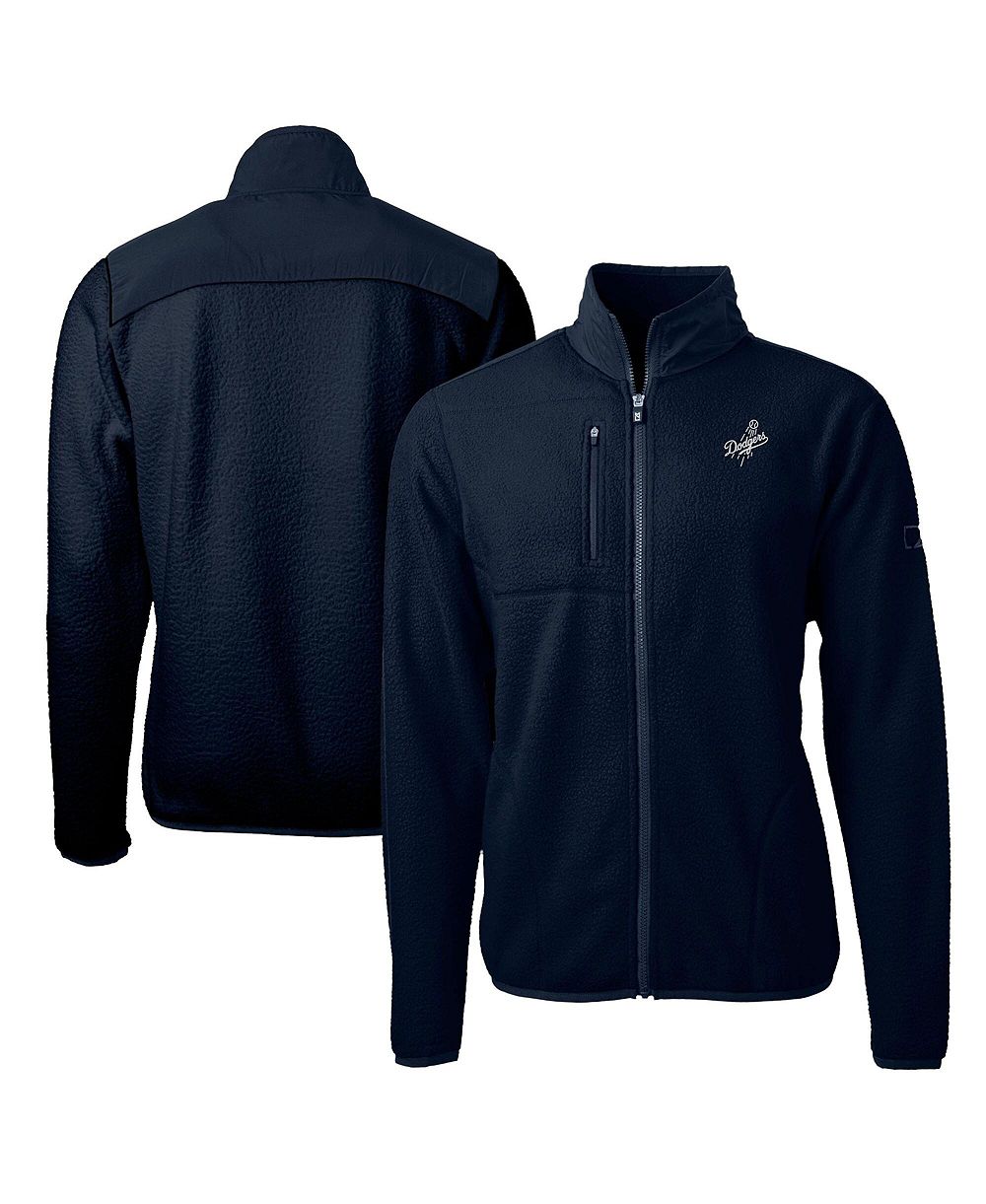 Мужская куртка Cutter & Buck Navy Los Angeles Dodgers Big & Tall Cascade Eco Sherpa Fleece Full-Zip