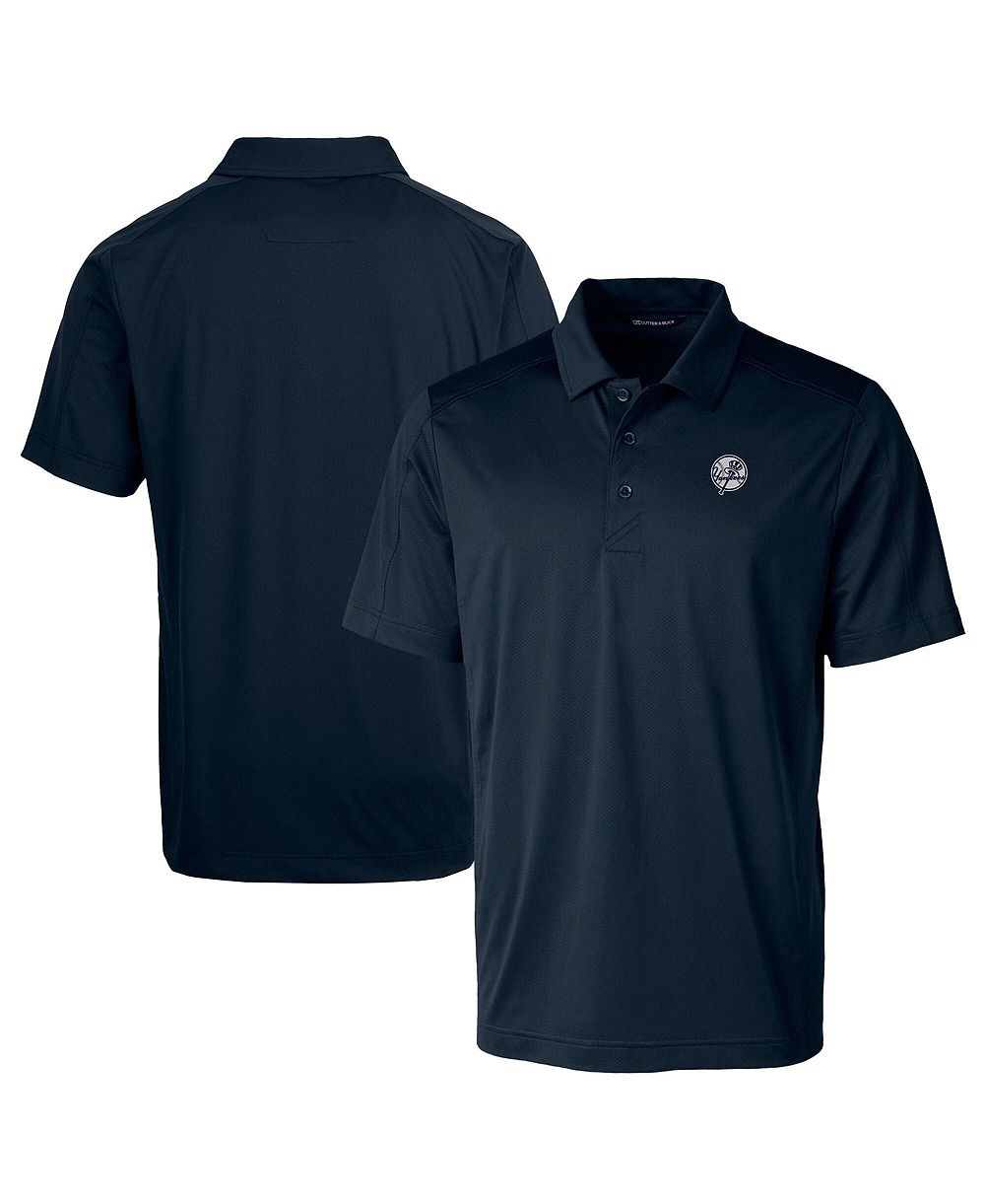 Cutter & Buck Men's Navy New York Yankees Big & Tall Prospect Eco DryTec Polo Shirt
