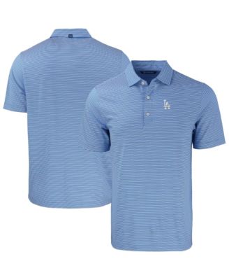 Мужская рубашка Cutter & Buck Los Angeles Dodgers Forge Eco Double Stripe Stretch Polo Royal