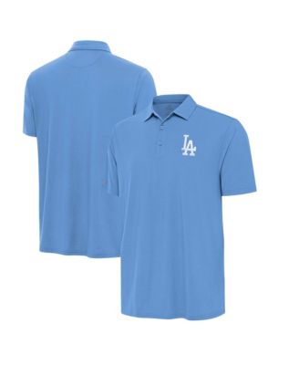 Мужская рубашка Antigua Powder Blue Los Angeles Dodgers Era Polo