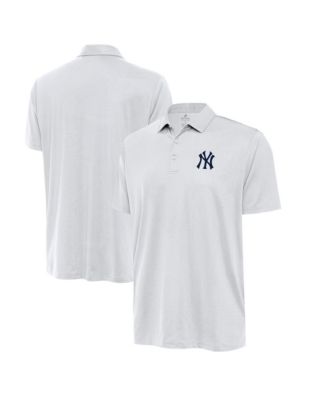 Antigua Men's White New York Yankees Eclipse Polo Shirt