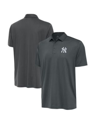 Мужская рубашка-поло Antigua Pewter New York Yankees Eclipse Polo Shirt