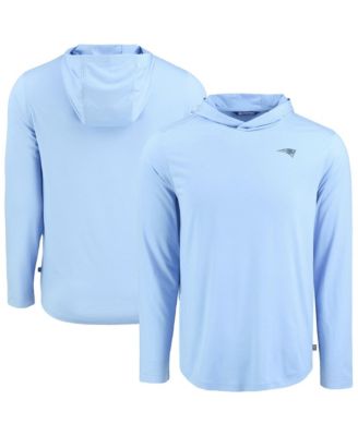 Мужское худи Cutter & Buck New England Patriots Coastline Epic Comfort Eco в цвете Powder Blue