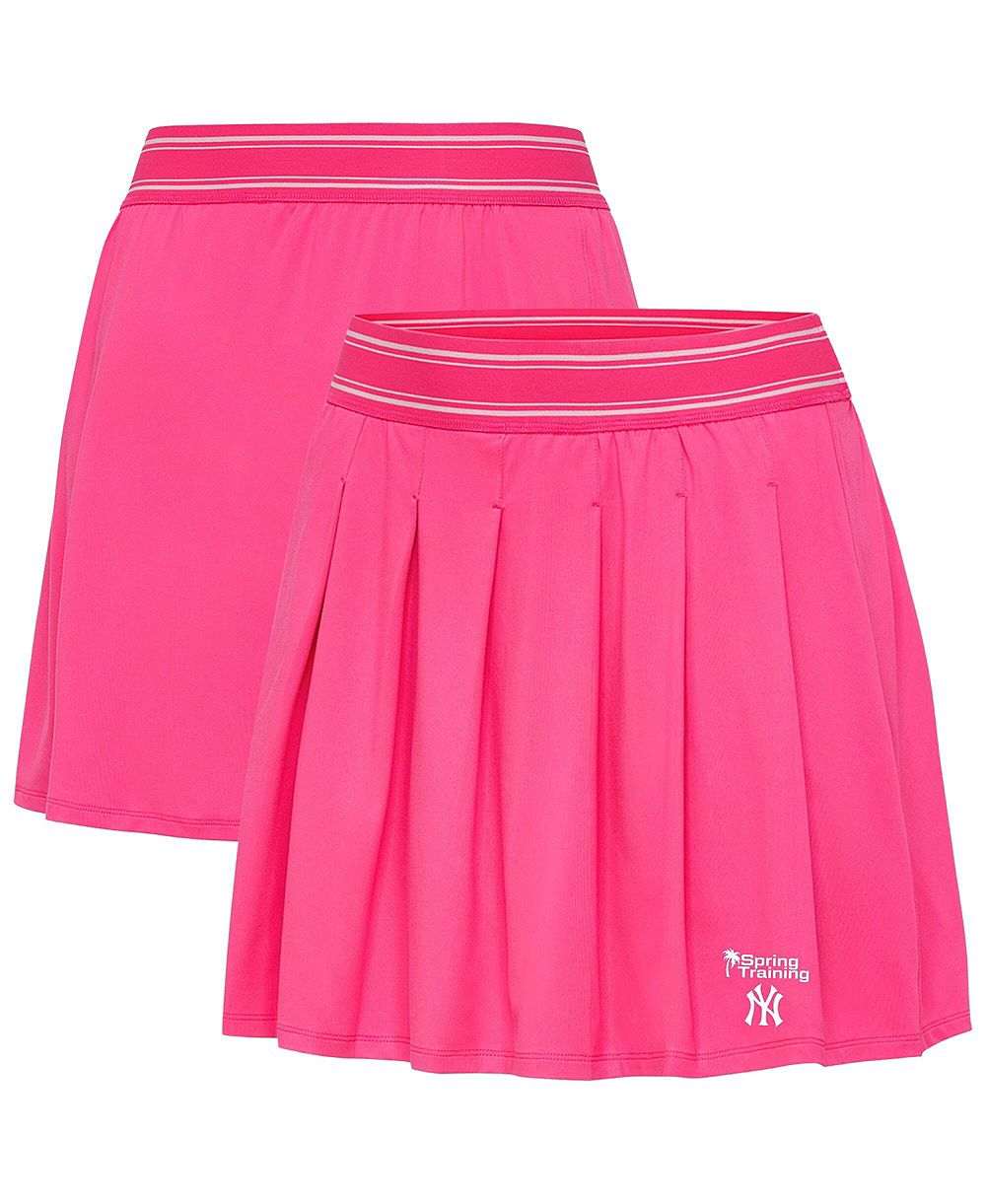 Antigua Women's Pink New York Yankees Spring Training Retro Skort
