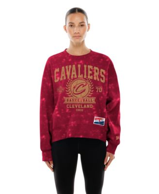 Женская толстовка New Era Cleveland Cavaliers Throwback Collection, Wine