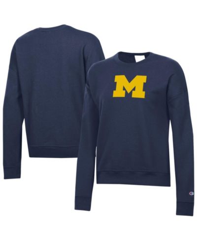 Champion Женский свитшот Powerblend Michigan Wolverines Navy