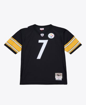 Мужская джерси Mitchell & Ness Ben Roethlisberger Black Pittsburgh Steelers 2004 Big & Tall Legacy Retired Player