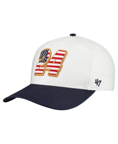 '47 Brand мужская кепка William Byron Flag Fill Two-Tone, белая