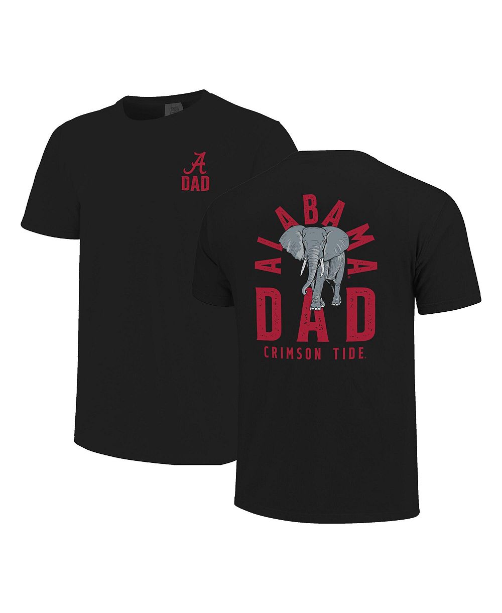 Мужская футболка Image One Alabama Crimson Tide Father's Day Mascot Overlay черная