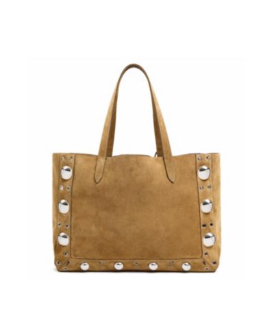 ELLE Collection Suede Grommet Tote Bag