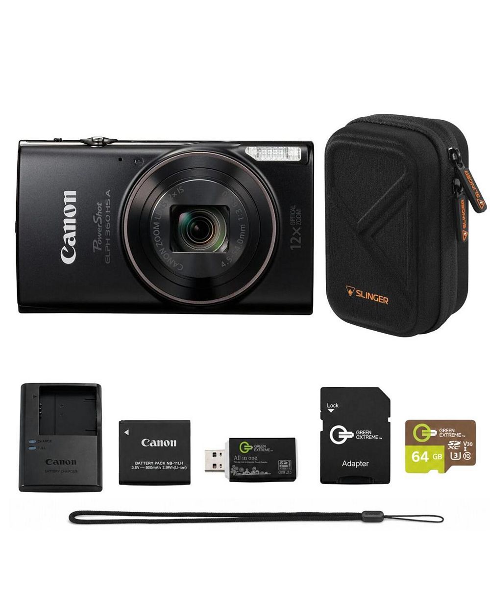 Canon PowerShot ELPH 360 HS 20.2 Megapixel 12x Optical Zoom Digital Camera