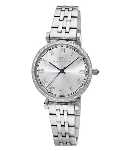 Часы Porsamo Bleu Women's Emma серебристые из нержавеющей стали 32 mm