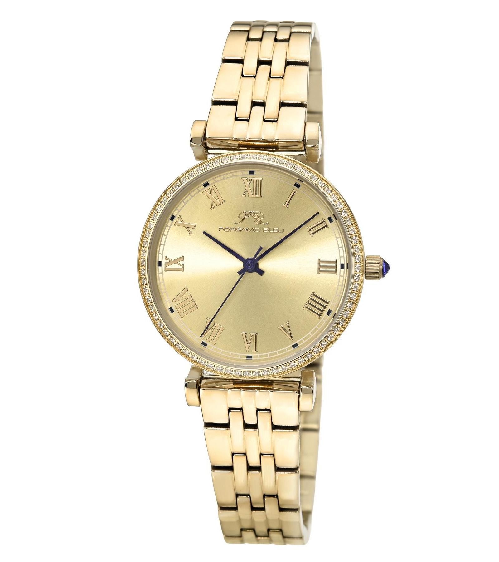 Porsamo Bleu Women's Emma золотые часы из нержавеющей стали 32 mm
