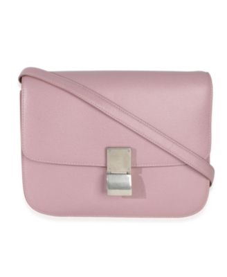 Pre-Owned Celine маленькая сумка-бокс из розовой телячьей кожи с текстурой