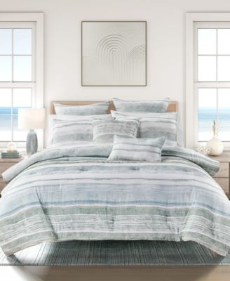 Комплект из 3-х покрывал Salt Life Surf Stripe, King/California King