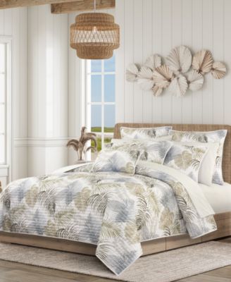Salt Life Hatteras Floral 3-Piece Quilt Set, Full/Queen