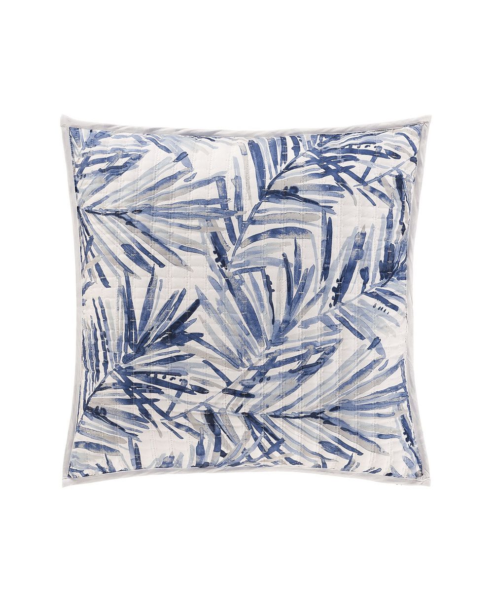 Salt Life Palm Beach Square Quilted Decorative Pillow, 20" x 20"