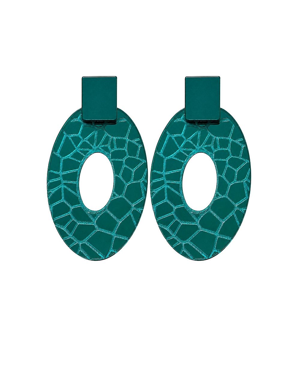 Серьги Swanky Designs Amani Mirror из легкого акрила