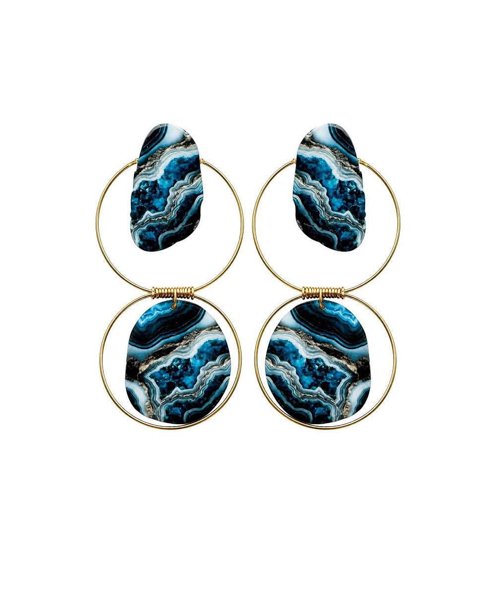 Swanky Designs Soleil серьги-подвески