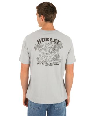 Hurley Men's One Foot in Paradise Graphic T-Shirt