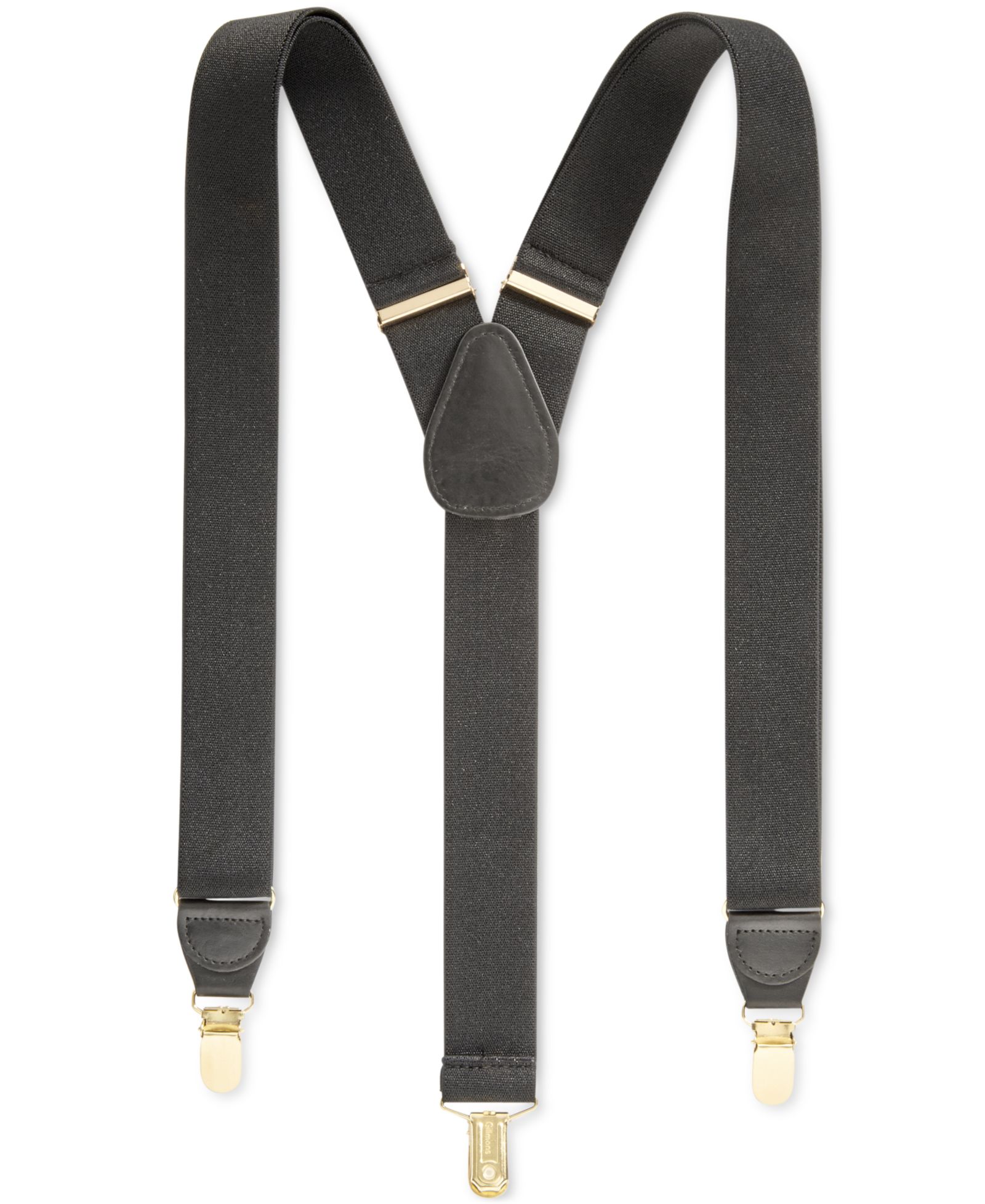 32MM Club Room Men's Solid Suspenders, Created for Macy's