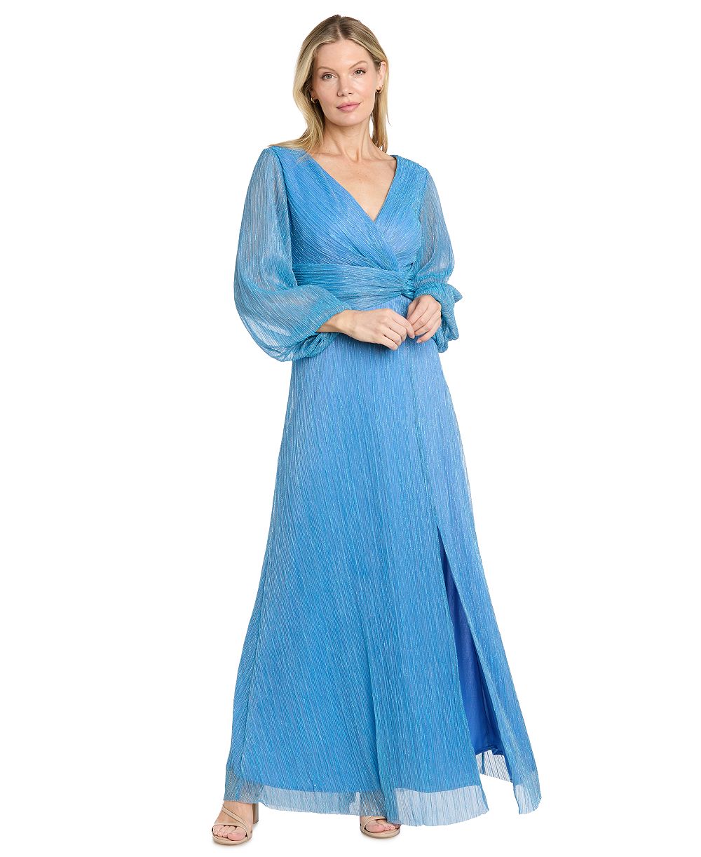 Женское платье R & M Richards Petite V-Neck Cascade