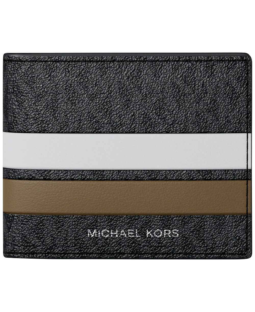 Michael Kors мужской бифолд-кошелек из искусственной кожи с логотипом Signature Slim
