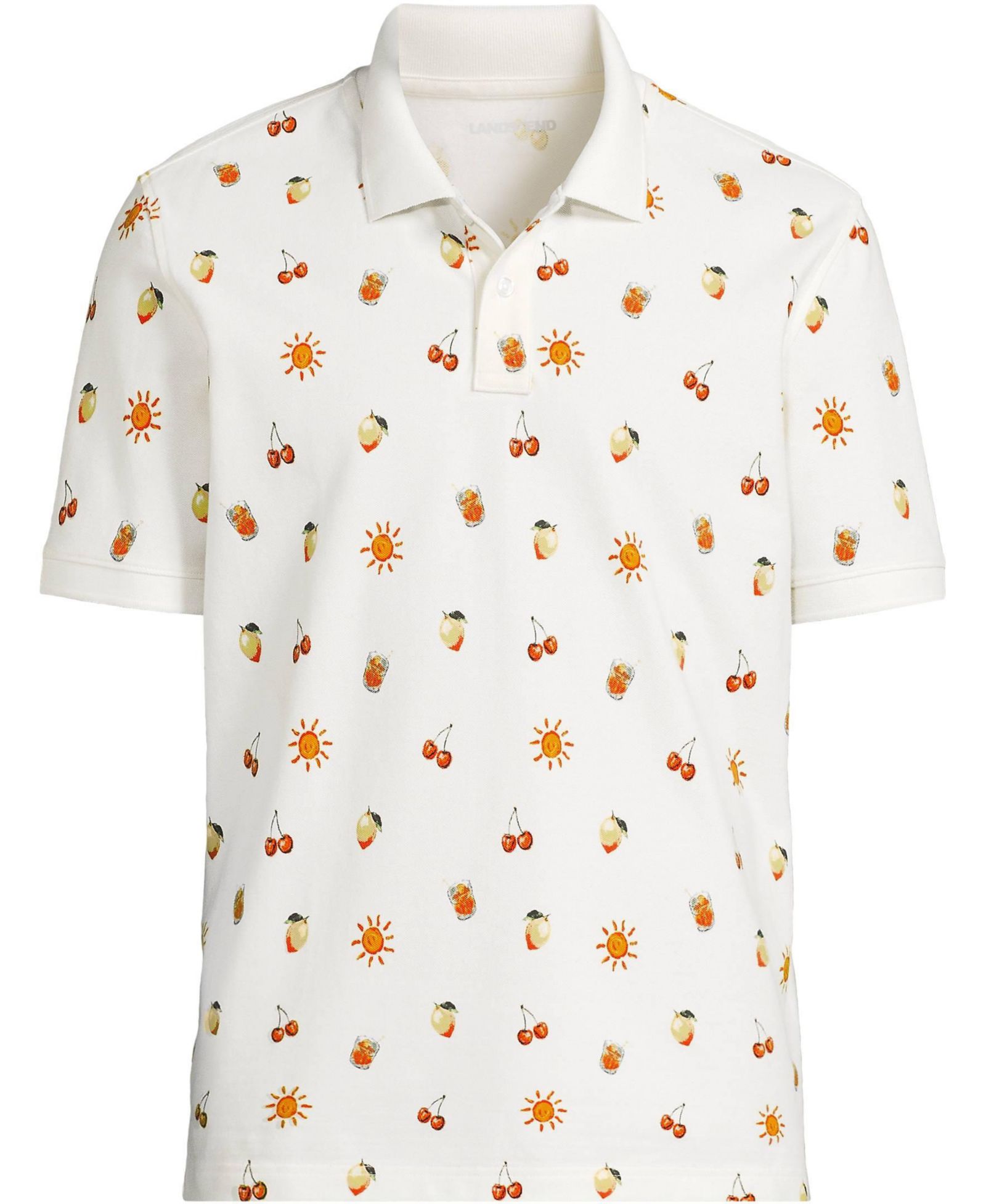 Lands' End Men's Short Sleeve Comfort-First Mesh Polo Shirt