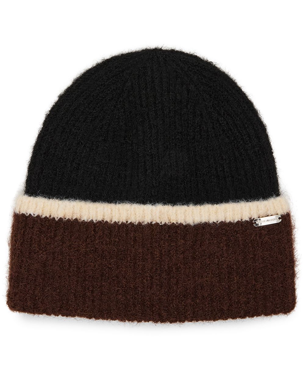 Steve Madden Colorblock Cuff Beanie